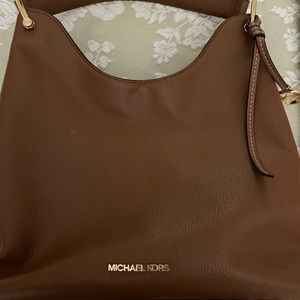 Brown leather Michael Kors purse, great condition